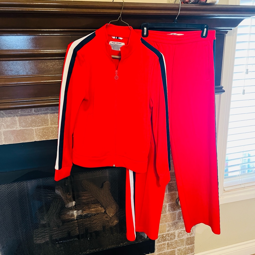 Tory Sport Vibrant Red Athletic Pants Tory Sport Vibrant Red Athletic Pants